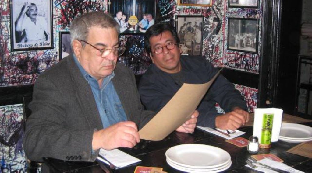 Con Lichi el la Bodeguita del medio dic 2009