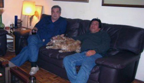 Con Lichi en su apartamento en Mexico dic 2010