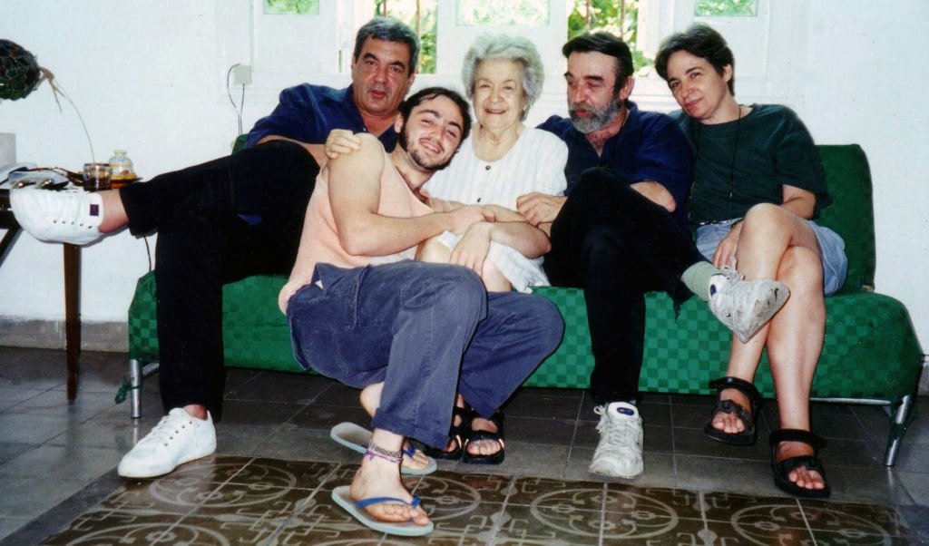 Fefé,Ismaelito (el hijo de Rapi) Lichi , Rapi y su madre Bella