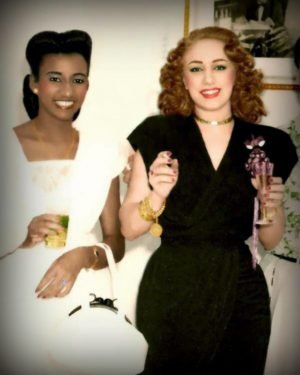 Rosa Fornes y Celia Cruz